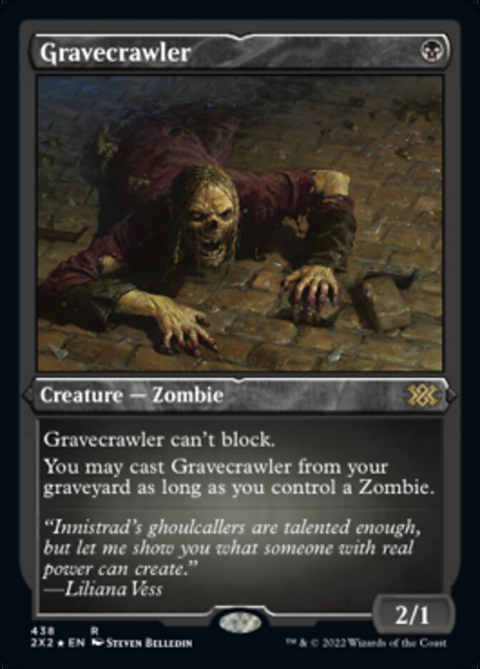 Gravecrawler (Foil Etched) [Double Masters 2022] | Card Merchant Takapuna