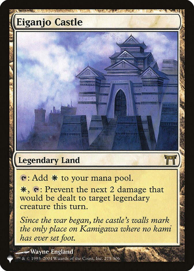 Eiganjo Castle [The List] | Card Merchant Takapuna