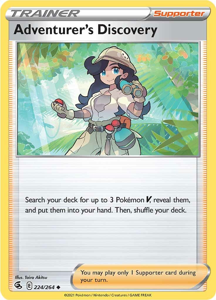 Adventurer's Discovery (224/264) [Sword & Shield: Fusion Strike] | Card Merchant Takapuna