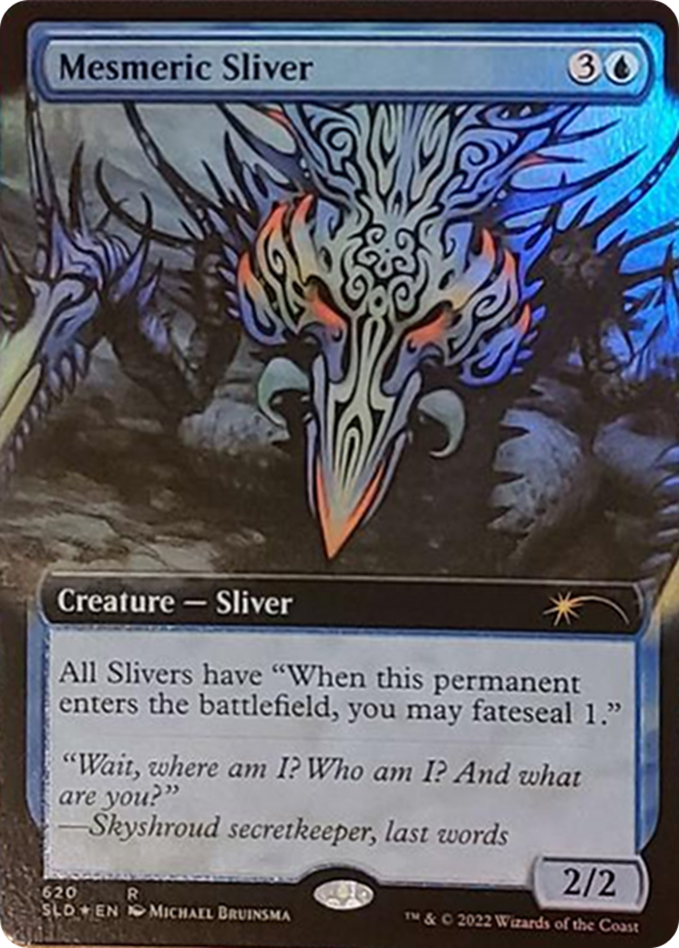 Mesmeric Sliver (Extended Art) [Secret Lair Drop Series] | Card Merchant Takapuna