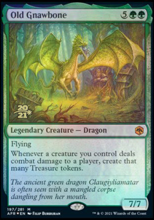 Old Gnawbone [Dungeons & Dragons: Adventures in the Forgotten Realms Prerelease Promos] | Card Merchant Takapuna