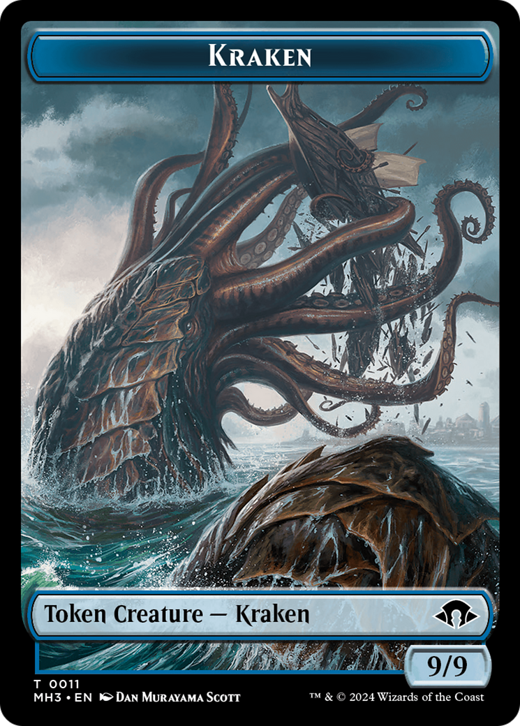 Kraken Token [Modern Horizons 3 Tokens] | Card Merchant Takapuna