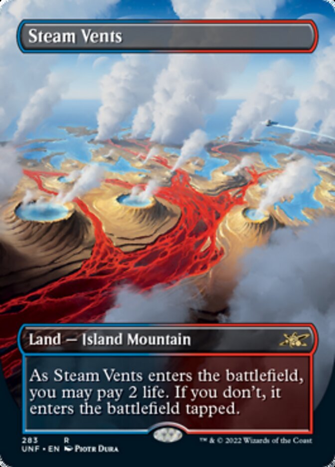 Steam Vents (Borderless) [Unfinity] | Card Merchant Takapuna