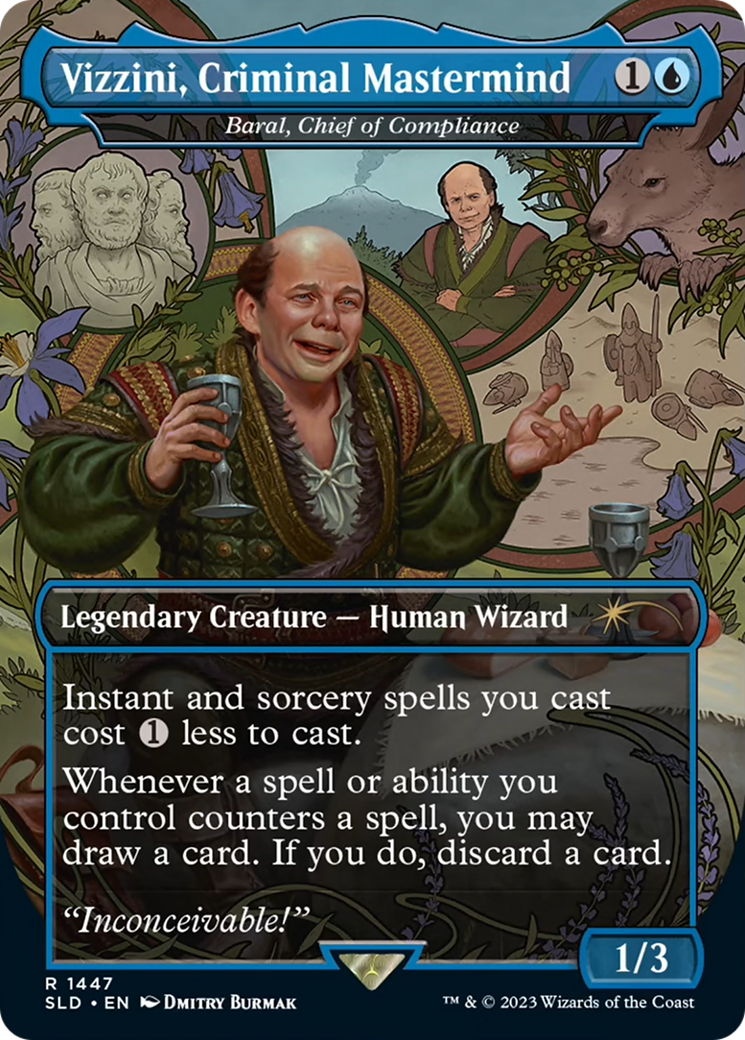 Vizzini, Criminal Mastermind - Baral, Chief of Compliance [Secret Lair Drop Series] | Card Merchant Takapuna