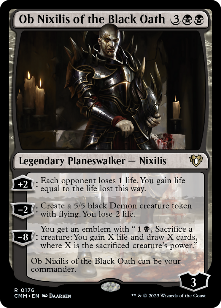 Ob Nixilis of the Black Oath [Commander Masters] | Card Merchant Takapuna