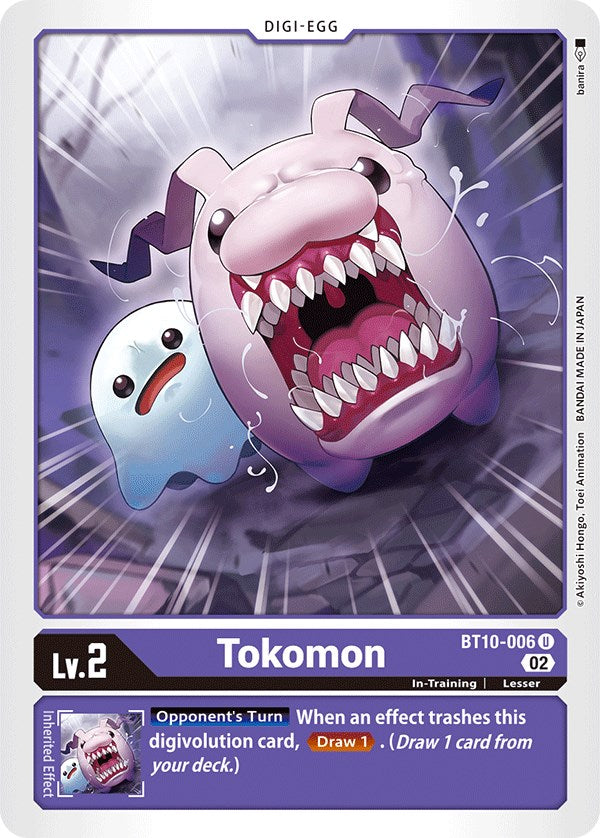 Tokomon [BT10-006] [Xros Encounter] | Card Merchant Takapuna