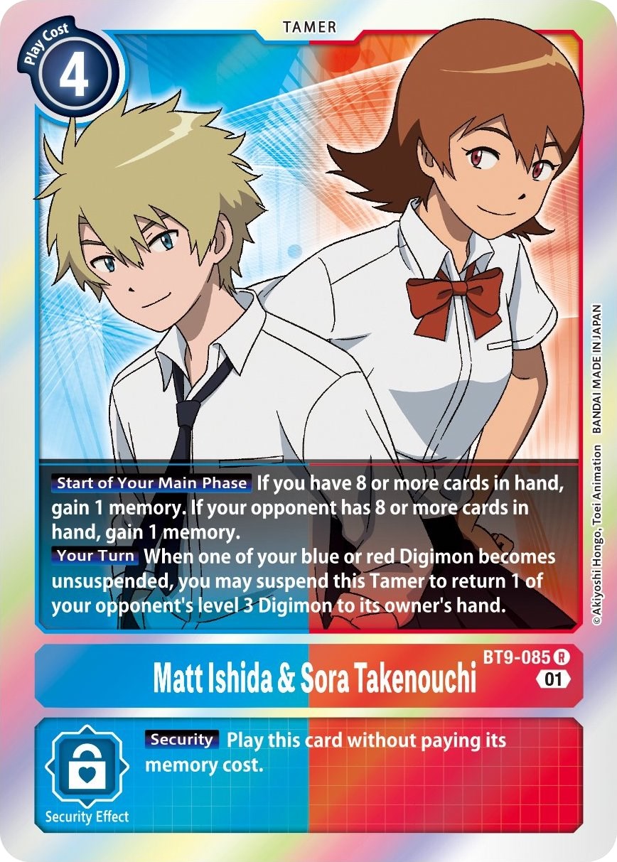 Matt Ishida & Sora Takenouchi [BT9-085] [X Record] | Card Merchant Takapuna