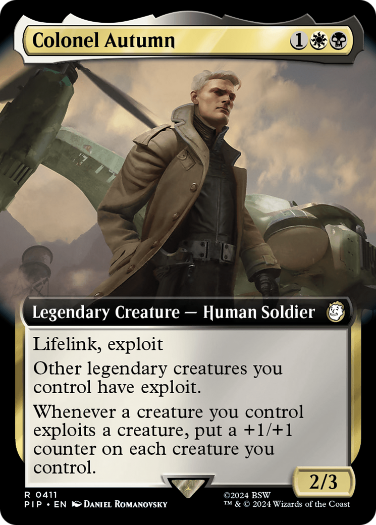 Colonel Autumn (Extended Art) [Fallout] | Card Merchant Takapuna