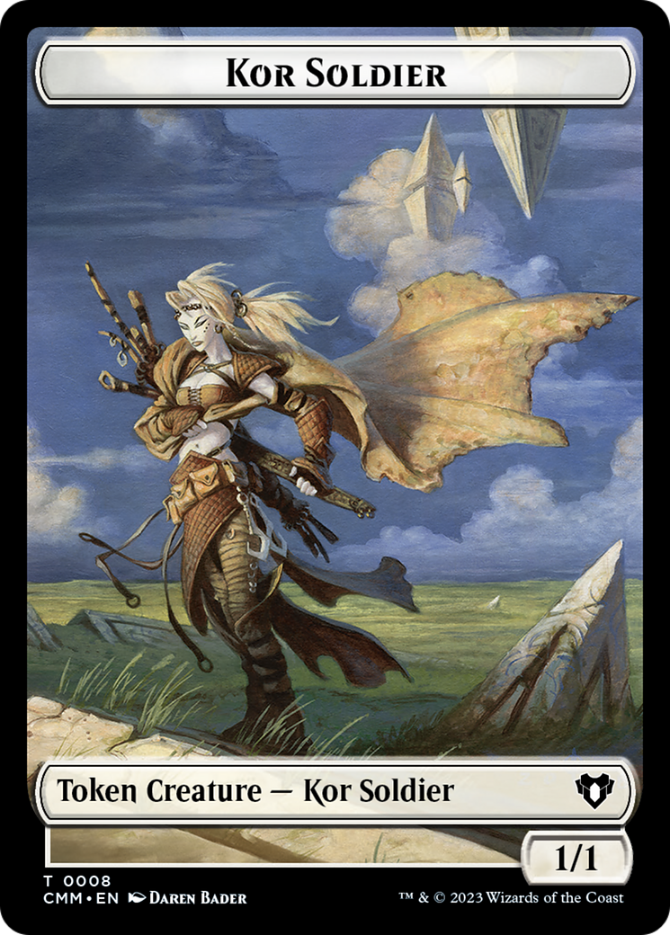 Kor Soldier Token [Commander Masters Tokens] | Card Merchant Takapuna