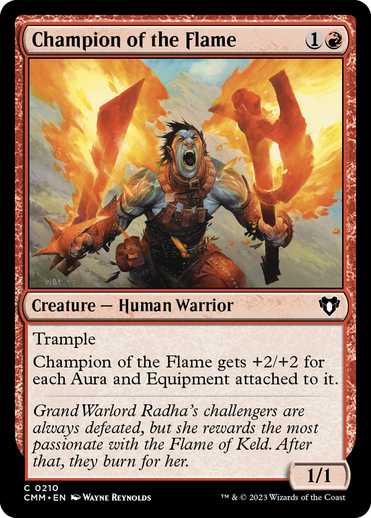 Champion of the Flame [Commander Masters] | Card Merchant Takapuna