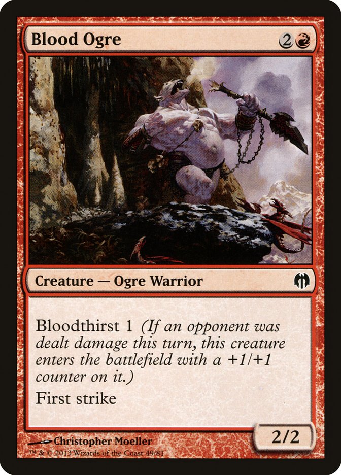 Blood Ogre [Duel Decks: Heroes vs. Monsters] | Card Merchant Takapuna