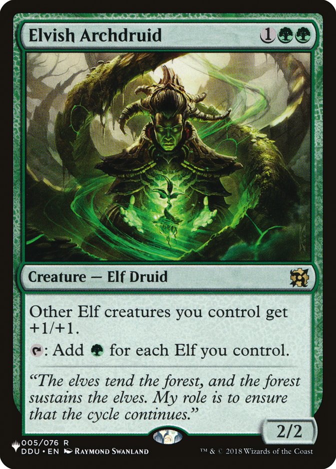 Elvish Archdruid [The List] | Card Merchant Takapuna