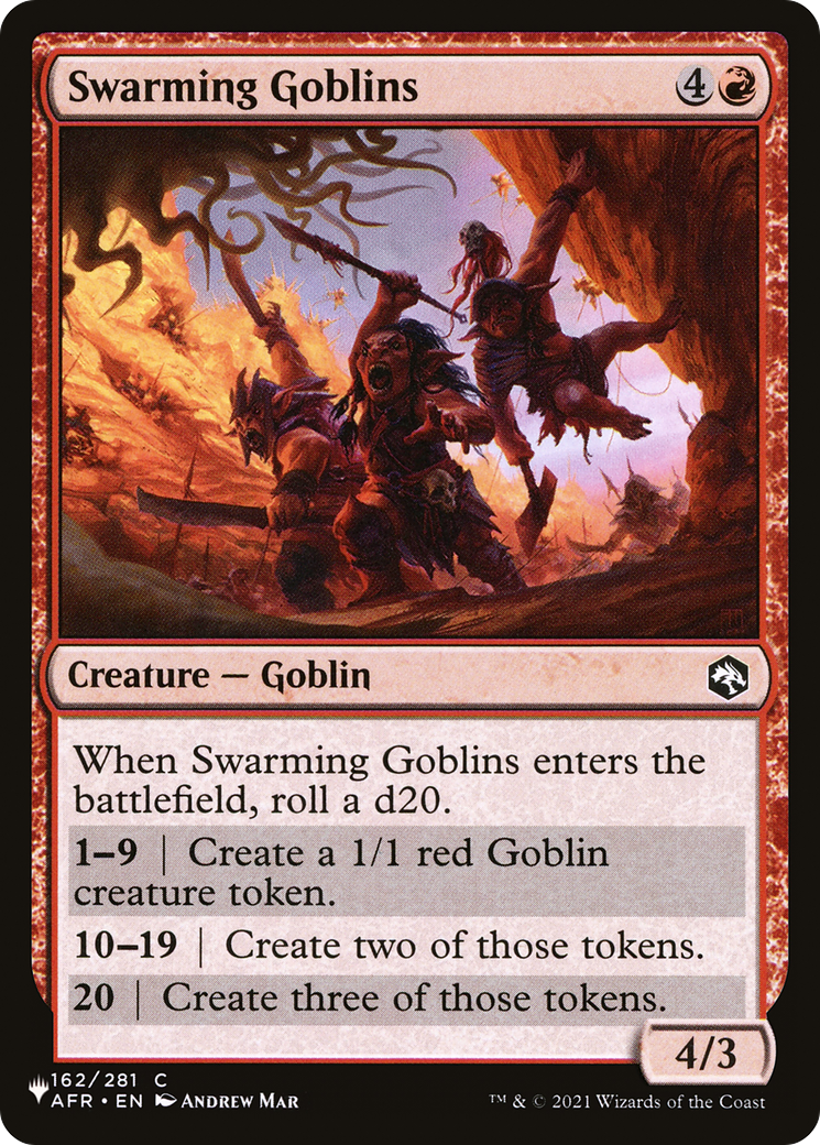 Swarming Goblins [The List] | Card Merchant Takapuna