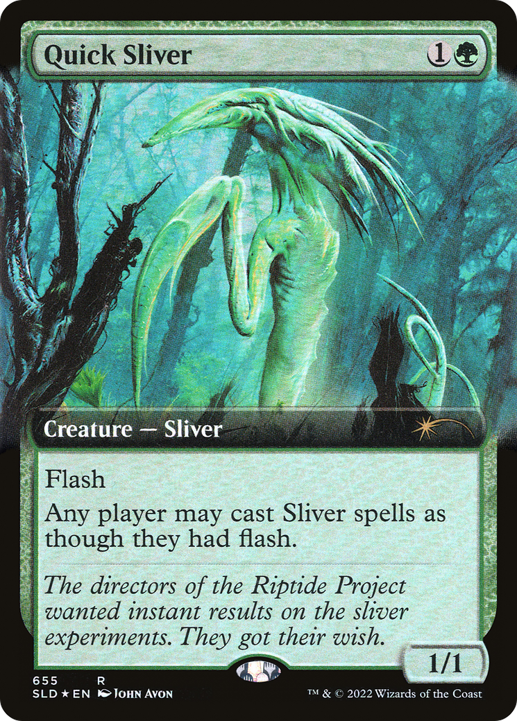 Quick Sliver (Extended Art) [Secret Lair Drop Promos] | Card Merchant Takapuna