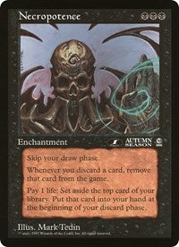 Necropotence (Oversized) [Oversize Cards] | Card Merchant Takapuna