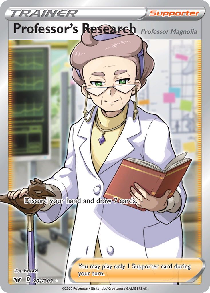 Professor's Research (201/202) (Professor Magnolia) [Sword & Shield: Base Set] | Card Merchant Takapuna