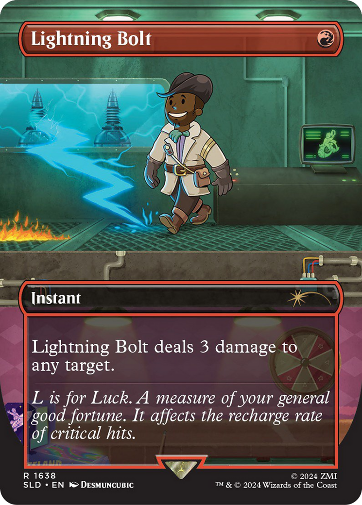 Lightning Bolt (1638) (Rainbow Foil) [Secret Lair Drop Series] | Card Merchant Takapuna