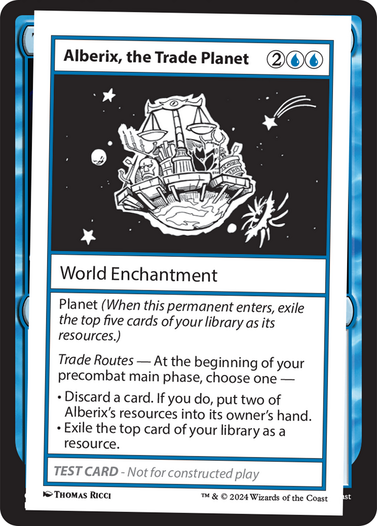 Alberix, the Trade Planet [Mystery Booster 2 Playtest Cards] | Card Merchant Takapuna