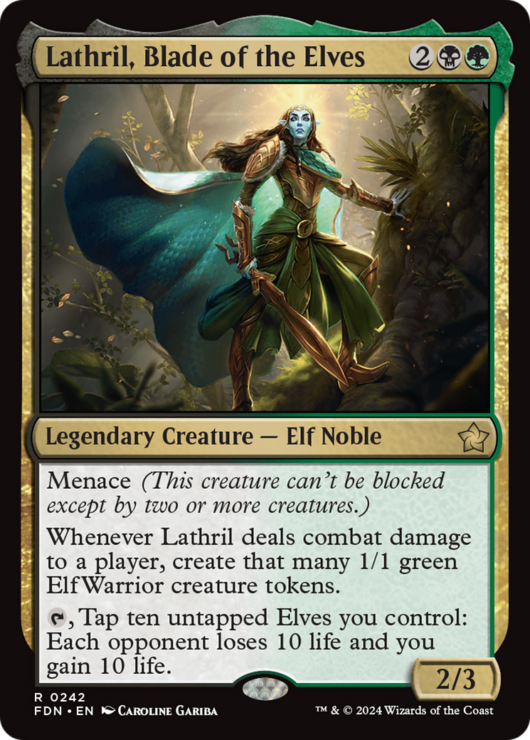 Lathril, Blade of the Elves [Foundations] | Card Merchant Takapuna