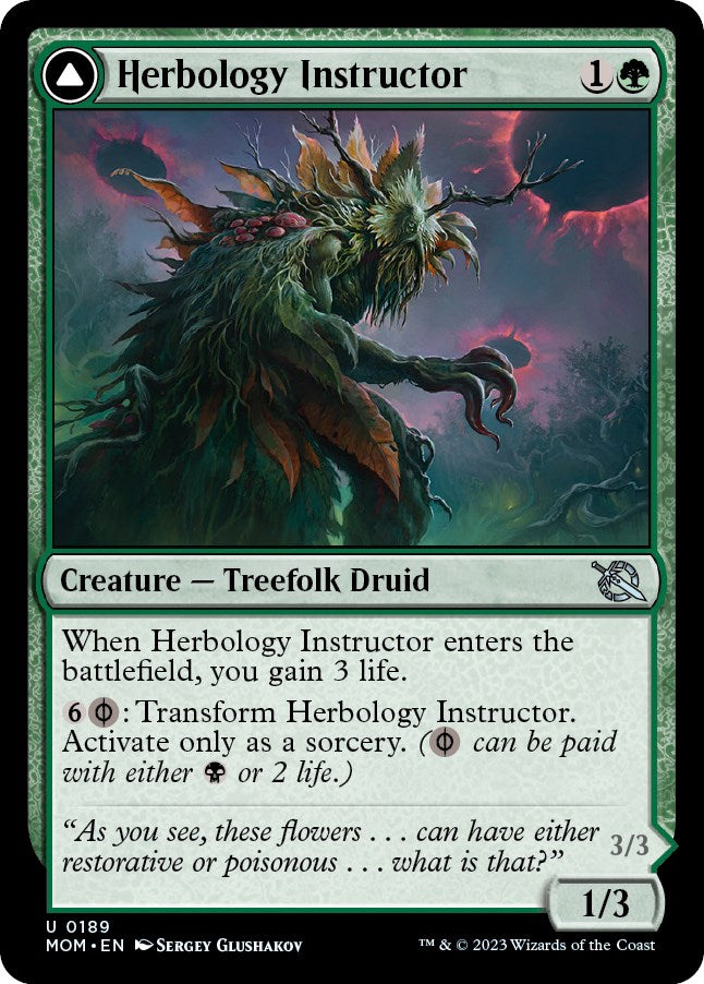 Herbology Instructor // Malady Invoker [March of the Machine] | Card Merchant Takapuna