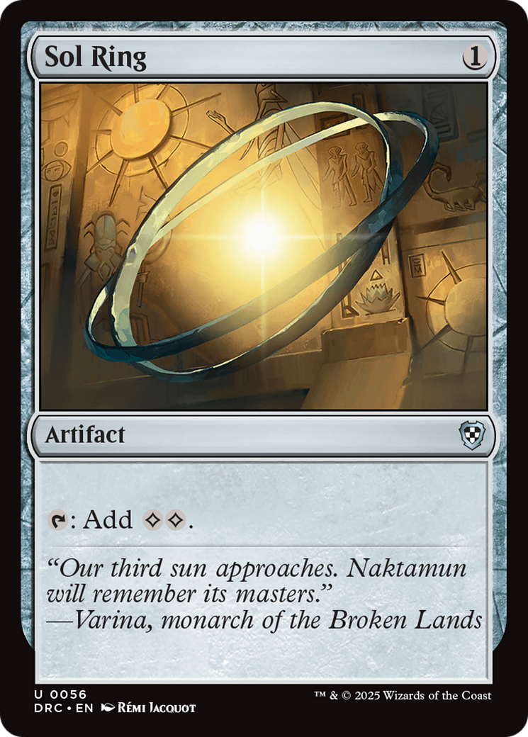 Sol Ring [Aetherdrift Commander] | Card Merchant Takapuna