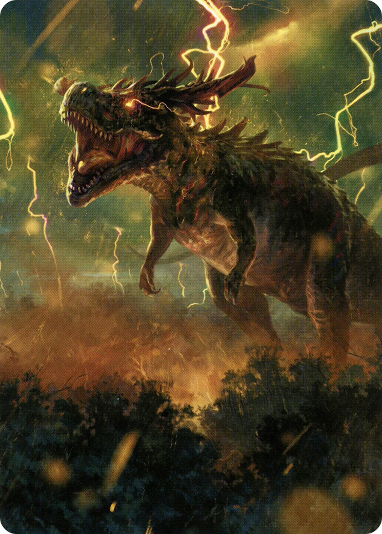 Thrasta, Tempest's Roar Art Card (42) [Modern Horizons 2 Art Series] | Card Merchant Takapuna