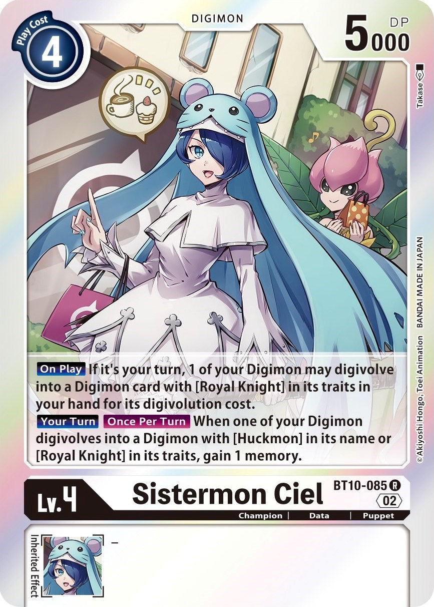 Sistermon Ciel [BT10-085] [Xros Encounter] | Card Merchant Takapuna