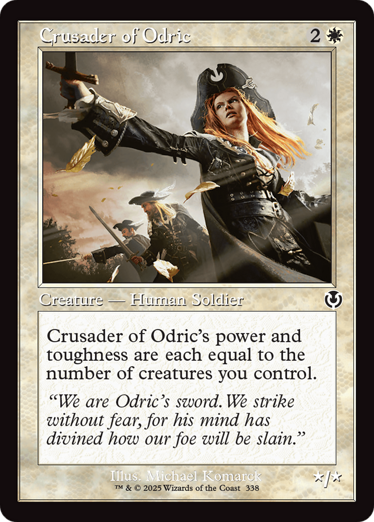 Crusader of Odric (Retro Frame) [Innistrad Remastered] | Card Merchant Takapuna