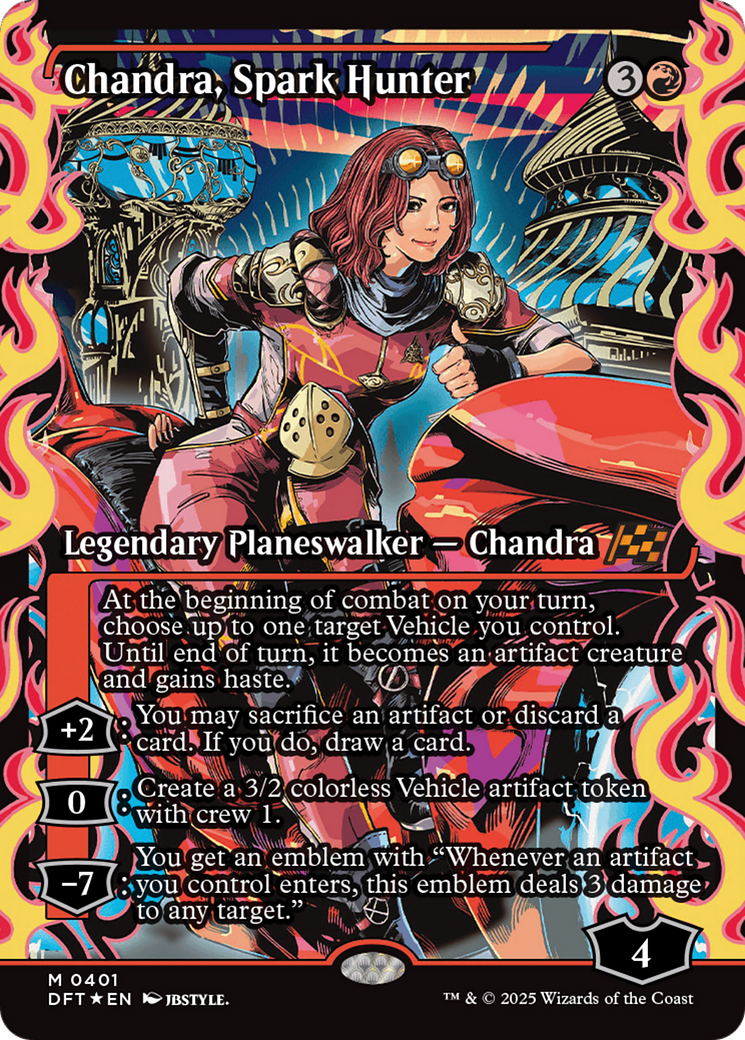 Chandra, Spark Hunter (Showcase) [Aetherdrift] | Card Merchant Takapuna