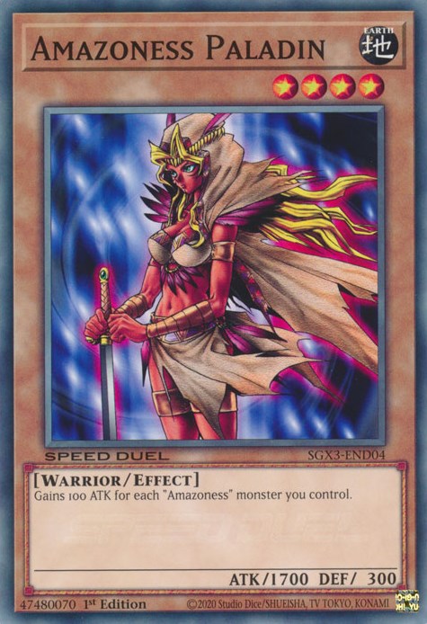 Amazoness Paladin [SGX3-END04] Common | Card Merchant Takapuna