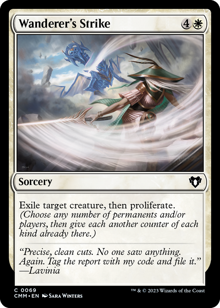 Wanderer's Strike [Commander Masters] | Card Merchant Takapuna