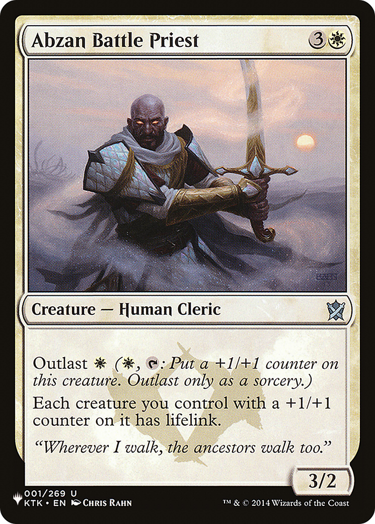 Abzan Battle Priest [The List] | Card Merchant Takapuna