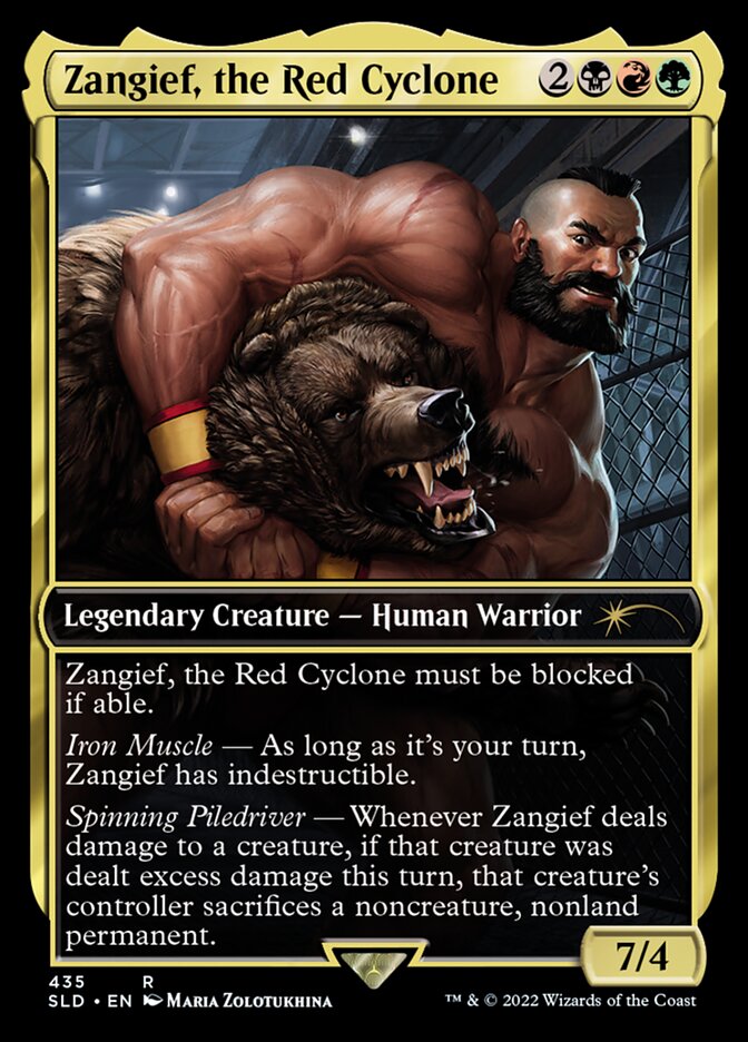 Zangief, the Red Cyclone [Secret Lair Drop Series] | Card Merchant Takapuna