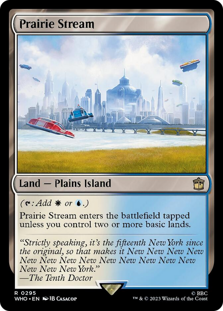 Prairie Stream [Doctor Who] | Card Merchant Takapuna