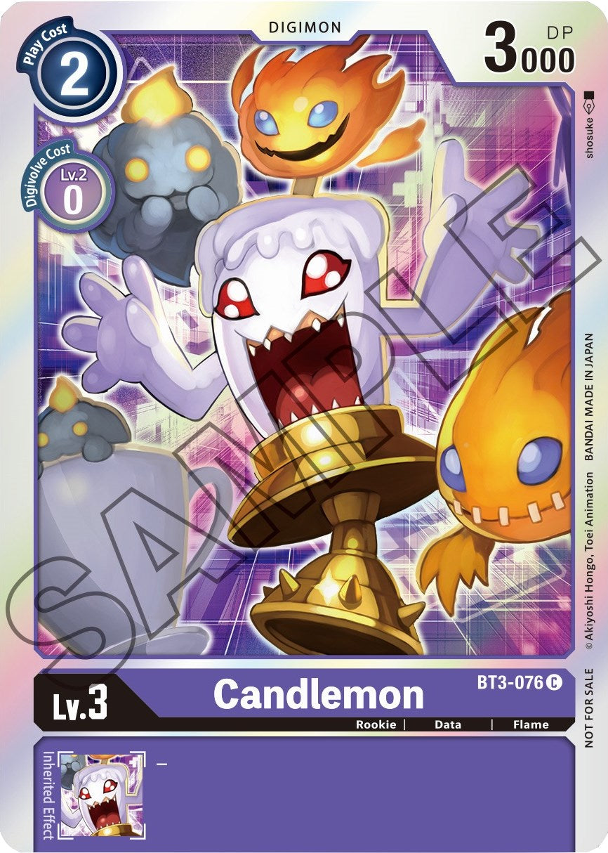 Candlemon [BT3-076] (Event Pack 1) [Release Special Booster Promos] | Card Merchant Takapuna