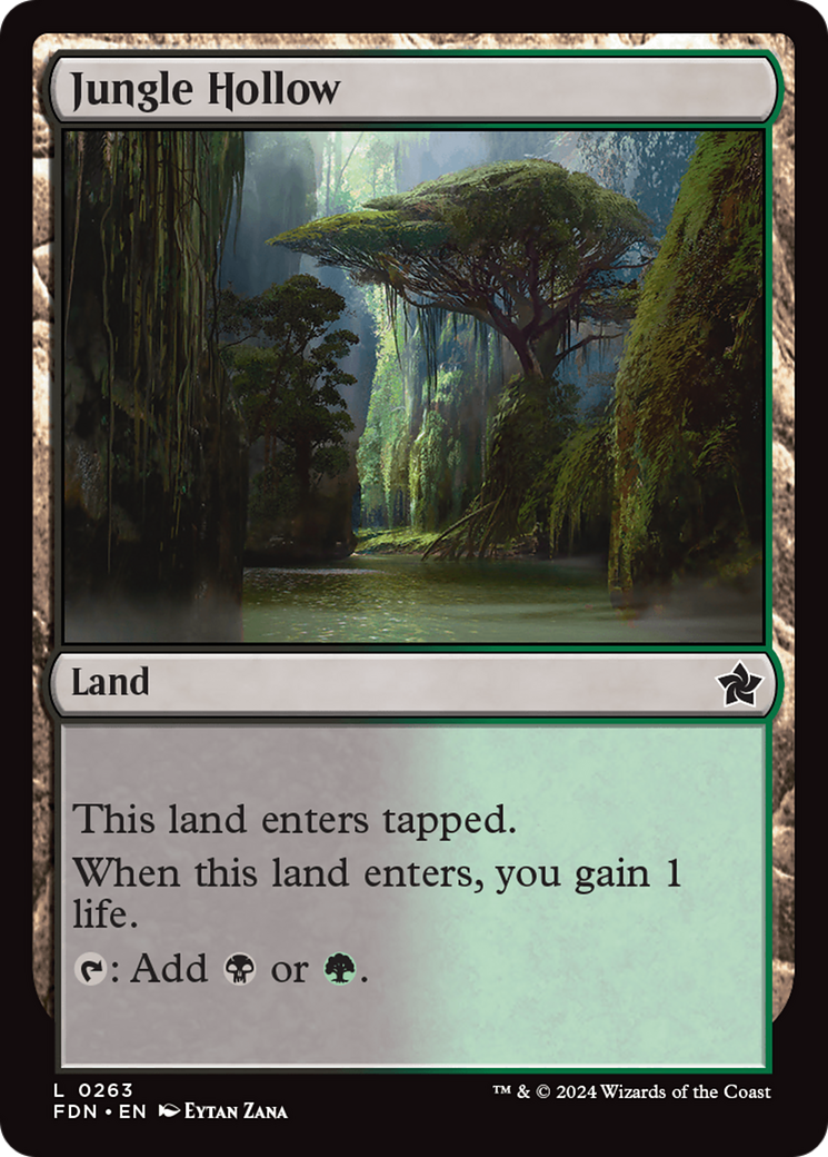 Jungle Hollow [Foundations] | Card Merchant Takapuna