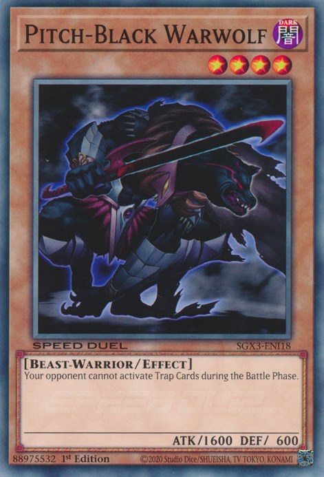 Pitch-Black Warwolf [SGX3-ENI18] Common | Card Merchant Takapuna