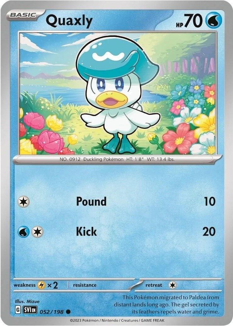 Quaxly (052/198) (Paldea Collection) [Scarlet & Violet: Base Set] | Card Merchant Takapuna