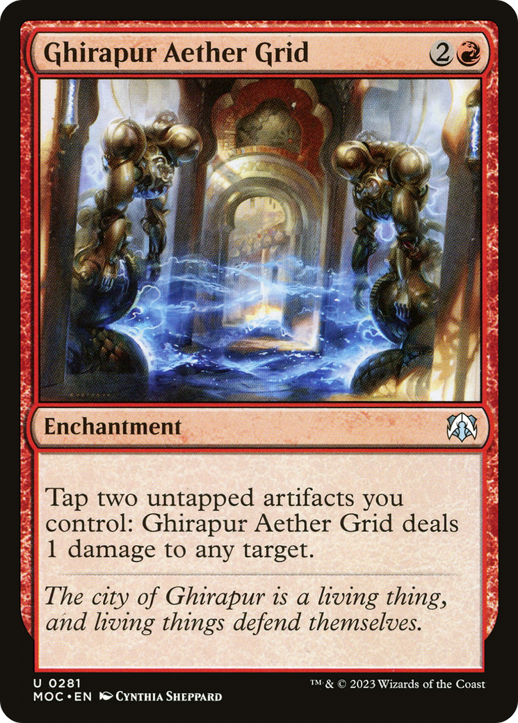 Ghirapur Aether Grid [March of the Machine Commander] | Card Merchant Takapuna