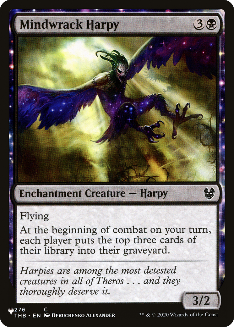 Mindwrack Harpy [The List Reprints] | Card Merchant Takapuna