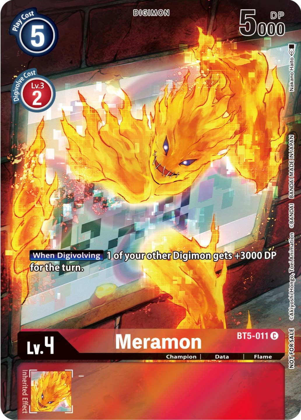 Meramon [BT5-011] (25th Special Memorial Pack) [Battle of Omni Promos] | Card Merchant Takapuna