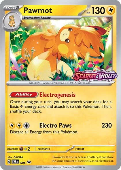 Pawmot (006) [Scarlet & Violet: Black Star Promos] | Card Merchant Takapuna