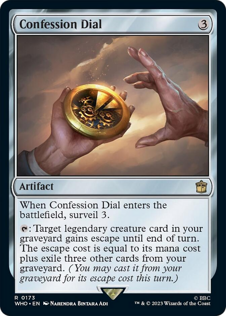 Confession Dial [Doctor Who] | Card Merchant Takapuna