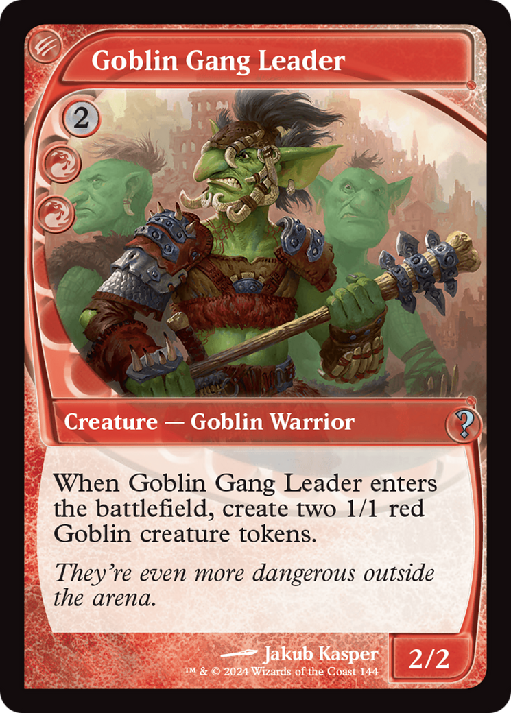 Goblin Gang Leader (Future Sight) [Mystery Booster 2] | Card Merchant Takapuna