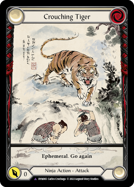 Crouching Tiger (Marvel) [DYN065] (Dynasty)  Cold Foil | Card Merchant Takapuna