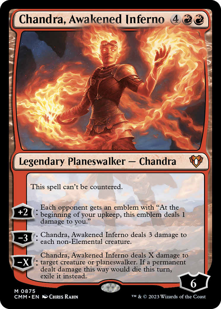 Chandra, Awakened Inferno [Commander Masters] | Card Merchant Takapuna