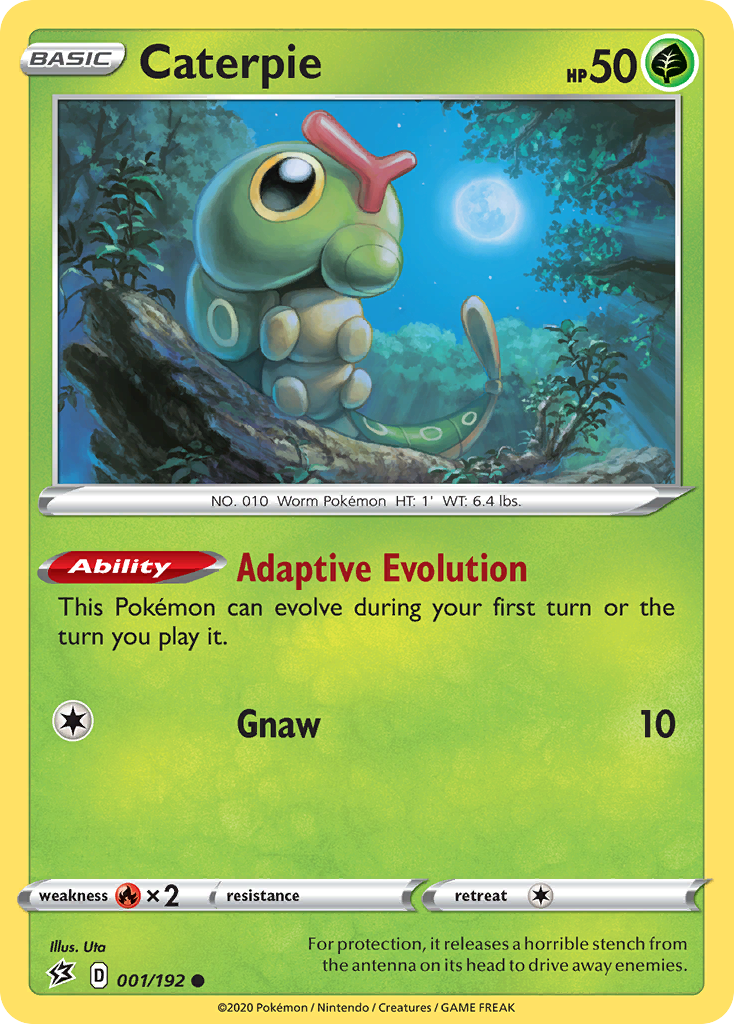 Caterpie (001/192) [Sword & Shield: Rebel Clash] | Card Merchant Takapuna