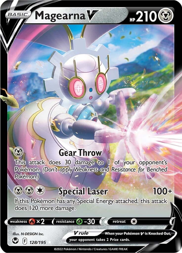 Magearna V (128/195) [Sword & Shield: Silver Tempest] | Card Merchant Takapuna