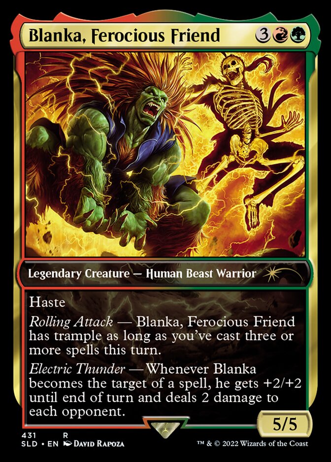 Blanka, Ferocious Friend [Secret Lair Drop Series] | Card Merchant Takapuna