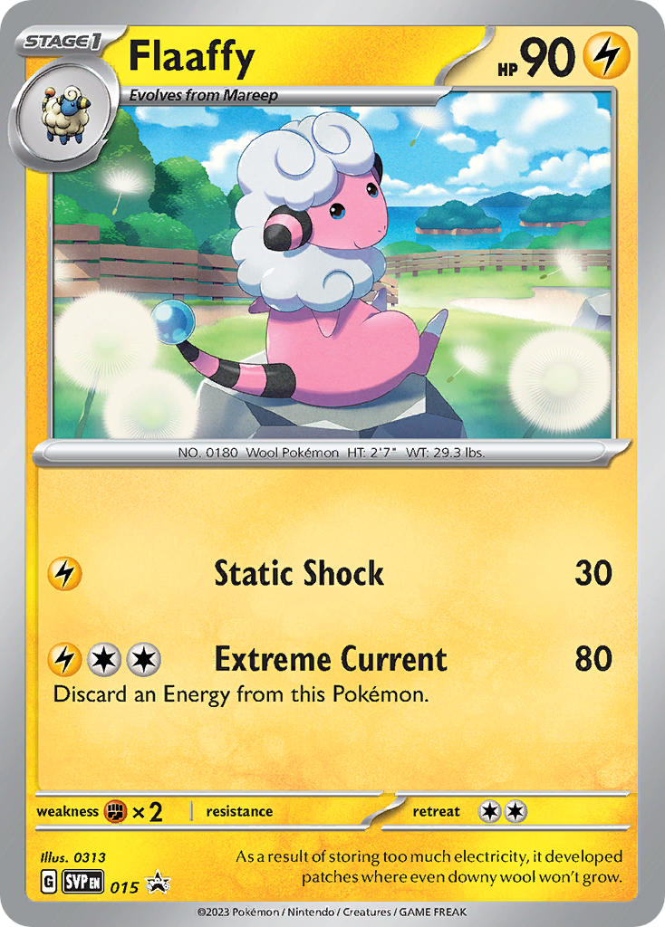 Flaaffy (015) [Scarlet & Violet: Black Star Promos] | Card Merchant Takapuna